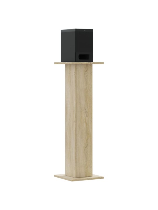 Stojany na reproduktory 2 ks dub sonoma 30x30x95 cm kompozit