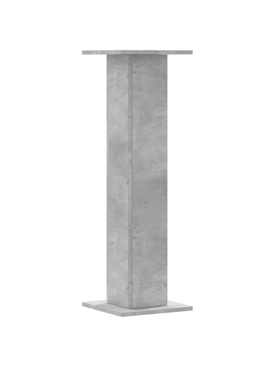 Stojany na reproduktory 2 ks betonově šedé 30x30x95 cm kompozit