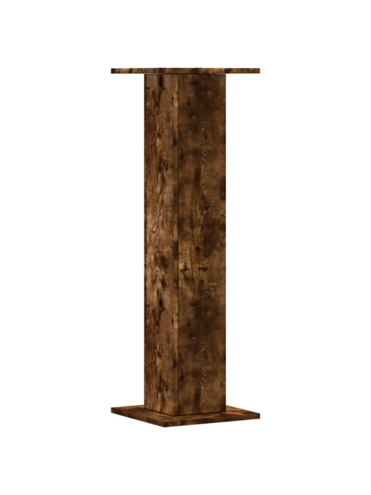 Stojany na reproduktory 2 ks kouřový dub 30x30x95 cm kompozit