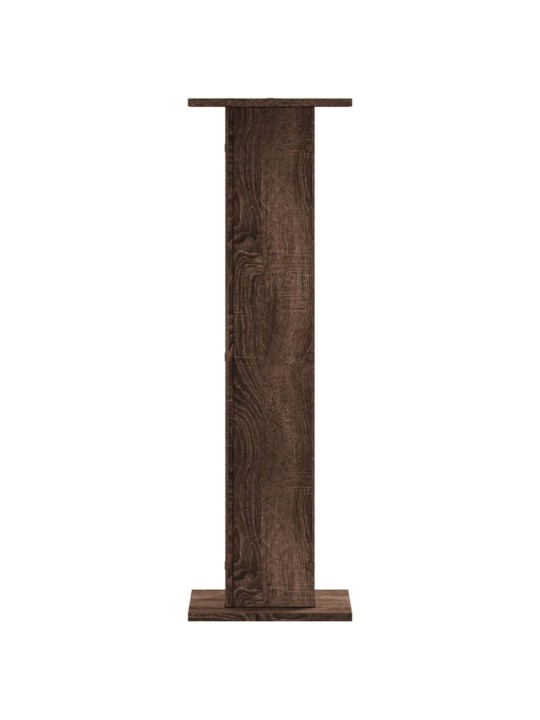 Stojany na reproduktory 2 ks hnědý dub 30 x 30 x 95 cm kompozit