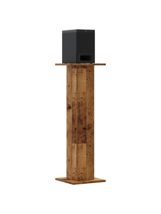 Stojany na reproduktory 2 ks old wood 30 x 30 x 95 cm kompozit