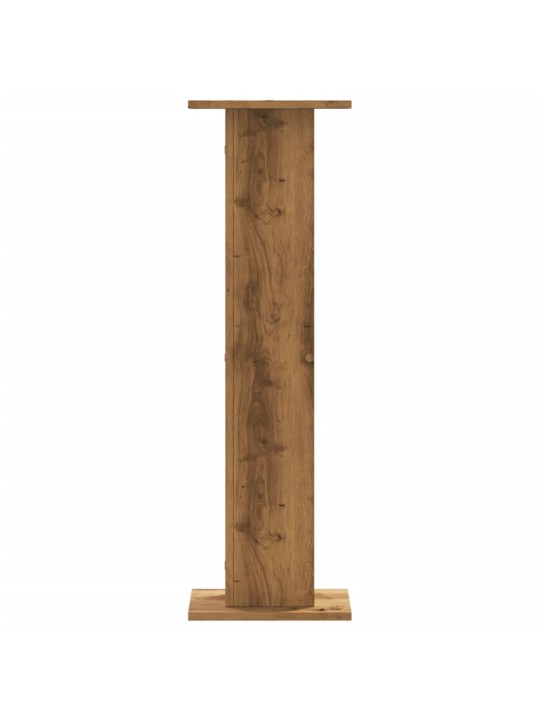 Stojany na reproduktory 2 ks dub artisan 30x30x95 cm kompozit