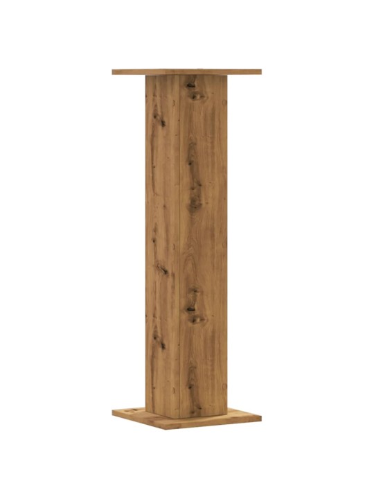 Stojany na reproduktory 2 ks dub artisan 30x30x95 cm kompozit