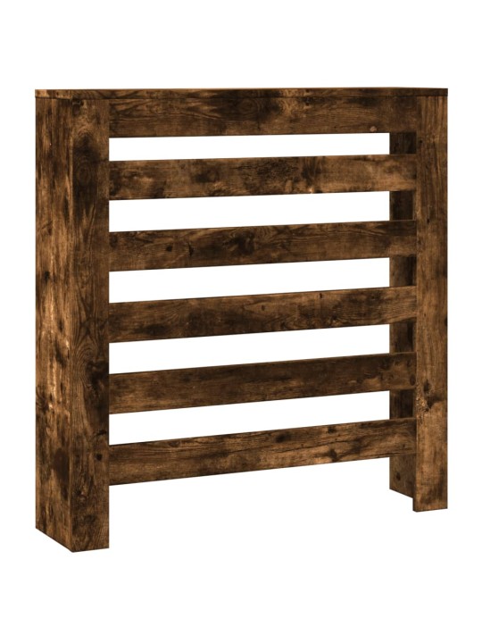 Kryt na radiátor kouřový dub 78 x 20 x 82 cm kompozitní dřevo