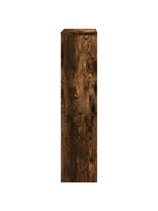 Kryt na radiátor kouřový dub 78 x 20 x 82 cm kompozitní dřevo