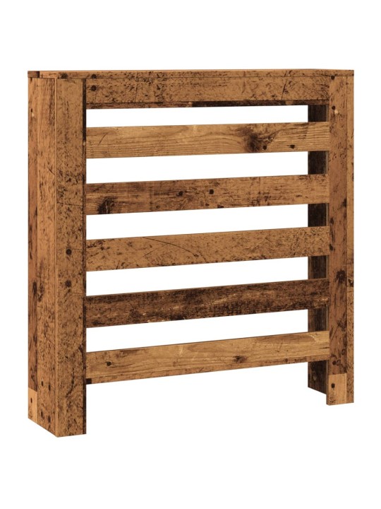 Kryt na radiátor old wood 78 x 20 x 82 cm kompozitní dřevo