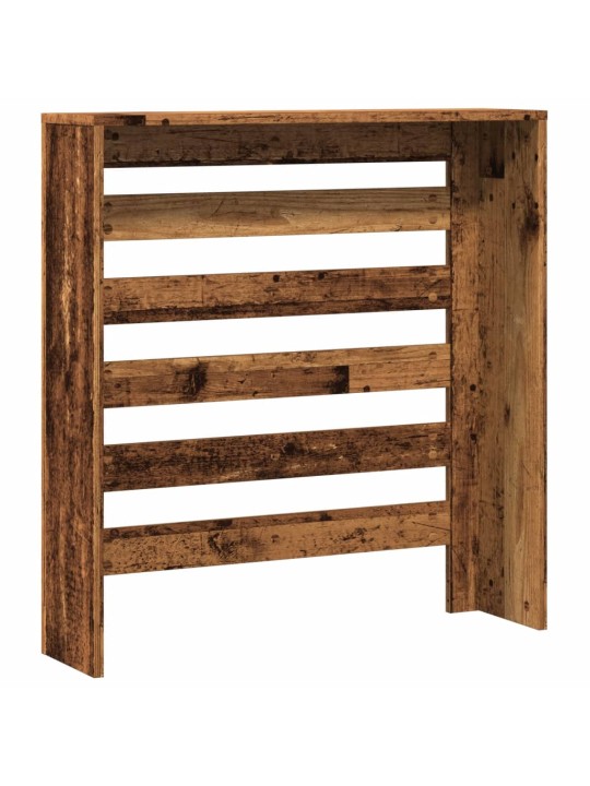 Kryt na radiátor old wood 78 x 20 x 82 cm kompozitní dřevo