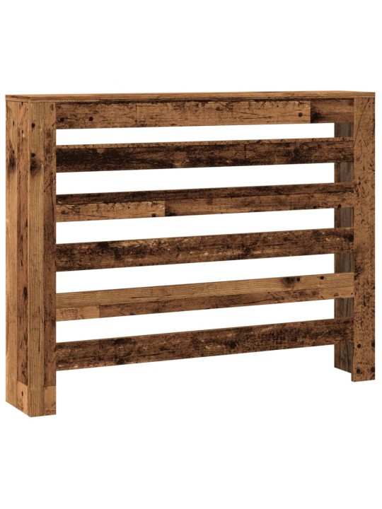 Kryt na radiátor old wood 104 x 20 x 82 cm kompozitní dřevo