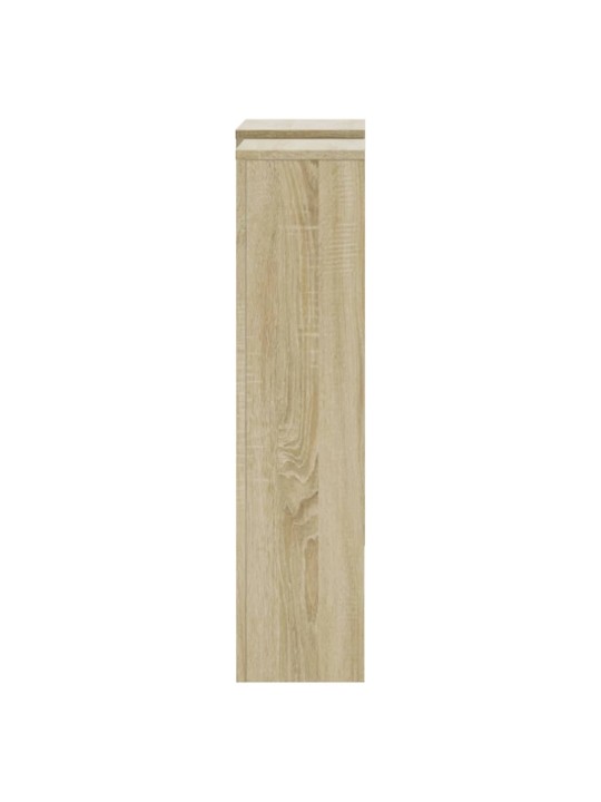 Kryt na radiátor dub sonoma 205x21,5x83,5 cm kompozitní dřevo