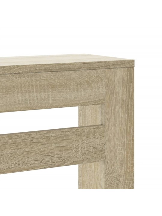 Kryt na radiátor dub sonoma 205x21,5x83,5 cm kompozitní dřevo