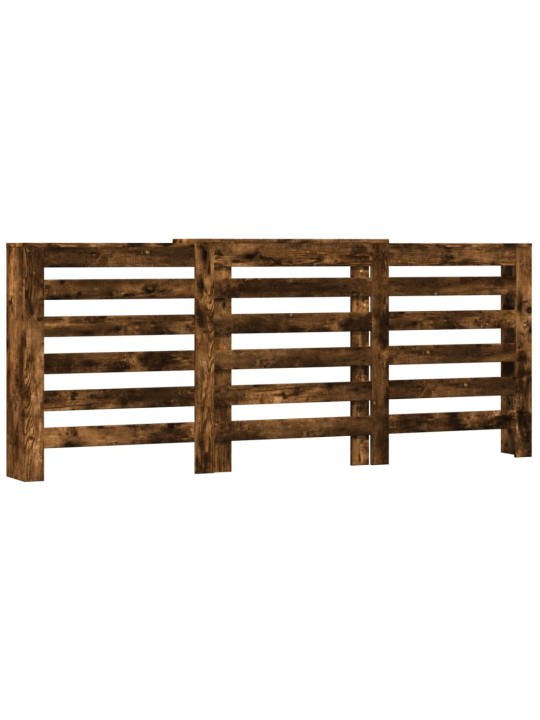 Kryt na radiátor kouřový dub 205x21,5x83,5 cm kompozitní dřevo