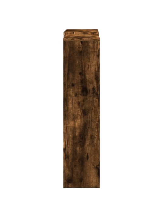 Kryt na radiátor kouřový dub 205x21,5x83,5 cm kompozitní dřevo