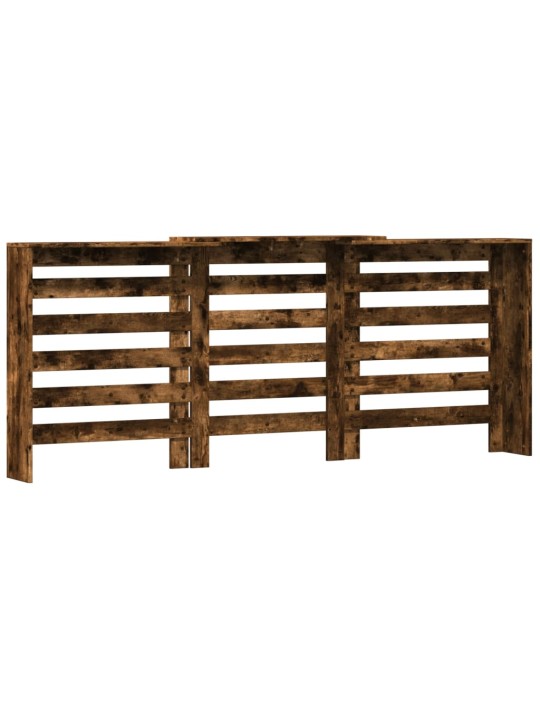 Kryt na radiátor kouřový dub 205x21,5x83,5 cm kompozitní dřevo