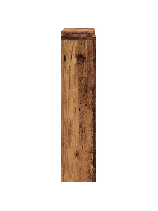 Kryt na radiátor old wood 205 x 21,5 x 83,5 cm kompozitní dřevo