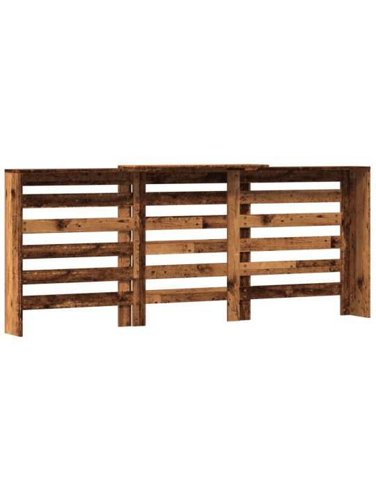 Kryt na radiátor old wood 205 x 21,5 x 83,5 cm kompozitní dřevo