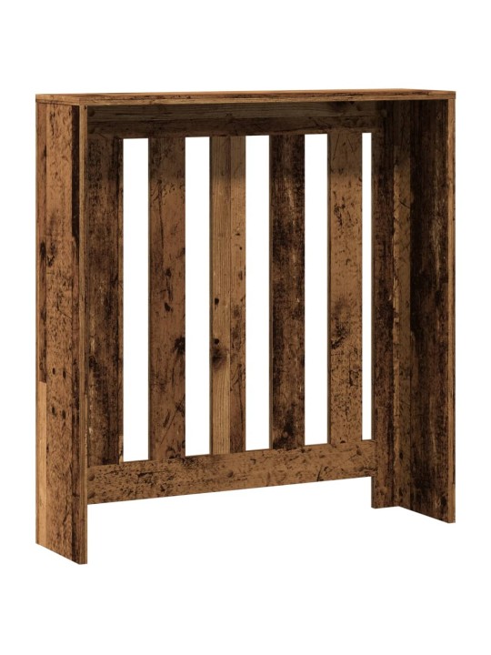 Kryt na radiátor old wood 78 x 20 x 82 cm kompozitní dřevo