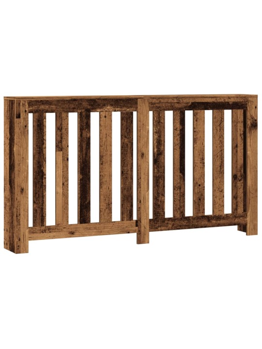 Kryt na radiátor old wood 149 x 20 x 82 cm kompozitní dřevo