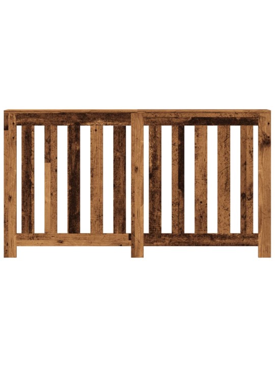 Kryt na radiátor old wood 149 x 20 x 82 cm kompozitní dřevo