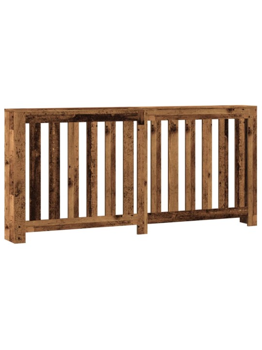 Kryt na radiátor old wood 175 x 20 x 82 cm kompozitní dřevo