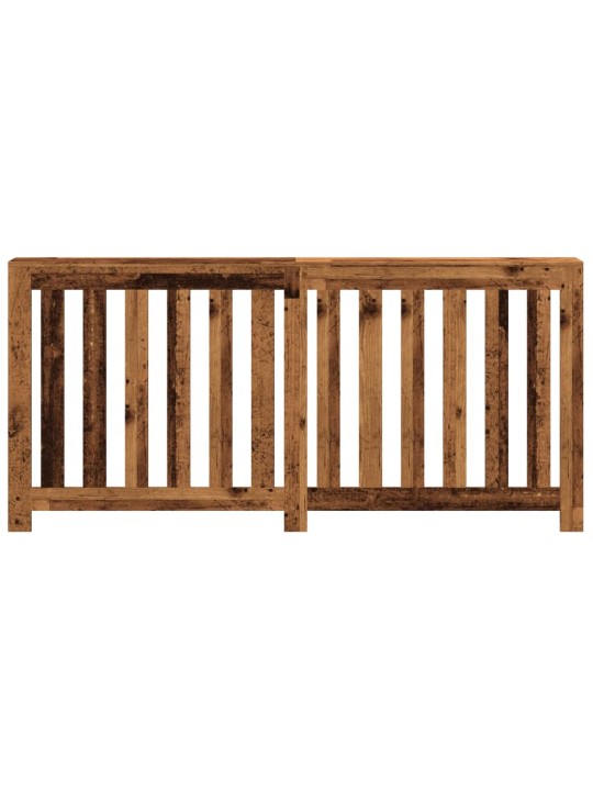 Kryt na radiátor old wood 175 x 20 x 82 cm kompozitní dřevo