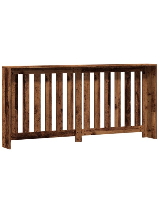 Kryt na radiátor old wood 175 x 20 x 82 cm kompozitní dřevo