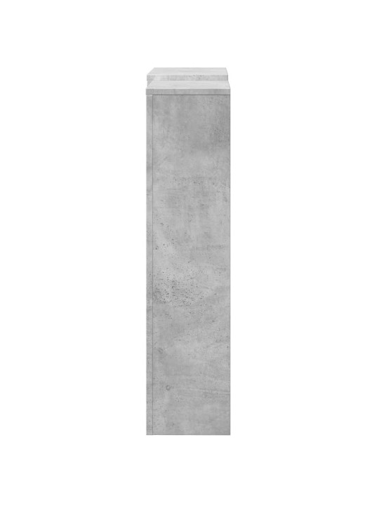 Kryt na radiátor betonově šedý 205x21,5x83,5cm kompozitní dřevo