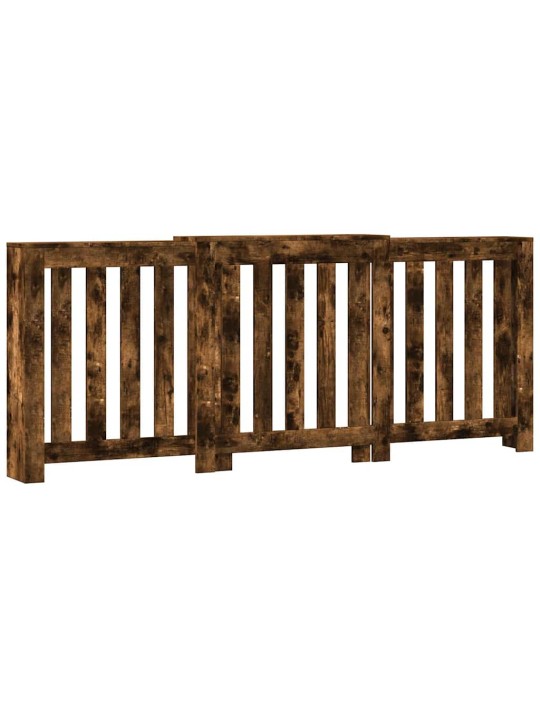Kryt na radiátor kouřový dub 205x21,5x83,5 cm kompozitní dřevo