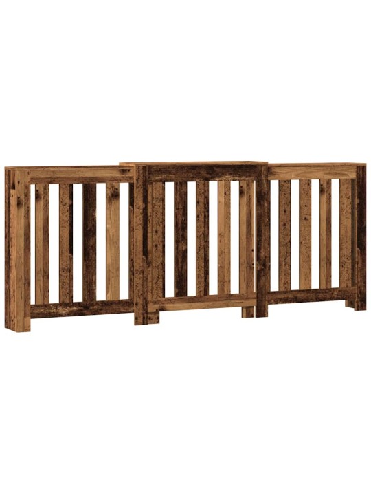 Kryt na radiátor old wood 205 x 21,5 x 83,5 cm kompozitní dřevo