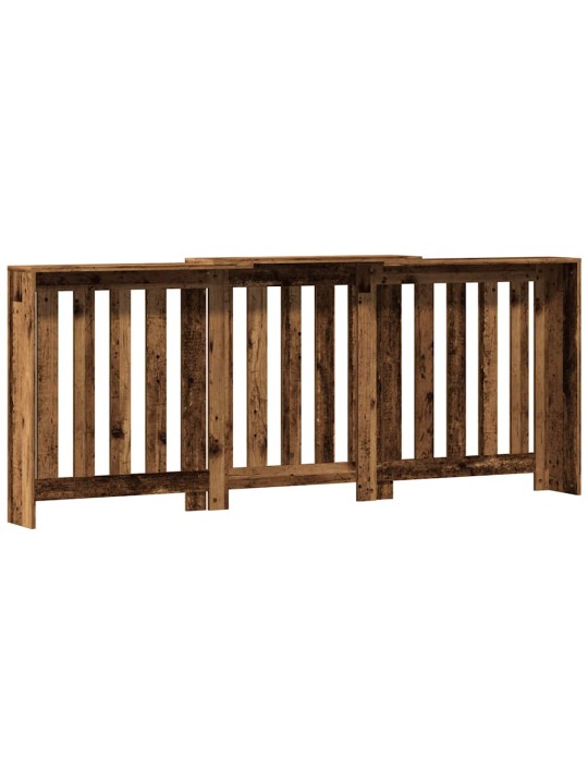 Kryt na radiátor old wood 205 x 21,5 x 83,5 cm kompozitní dřevo