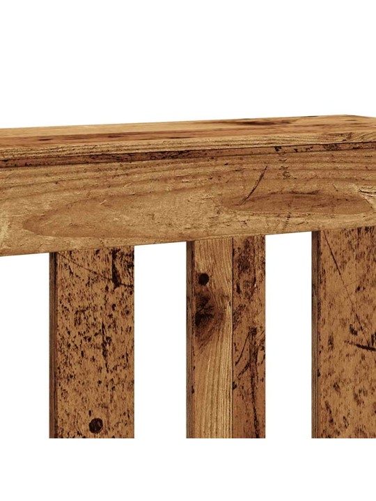 Kryt na radiátor old wood 205 x 21,5 x 83,5 cm kompozitní dřevo