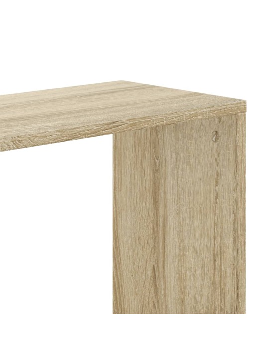 Knihovna 5patrová dub sonoma 45x23,5x162,5 cm kompozitní dřevo