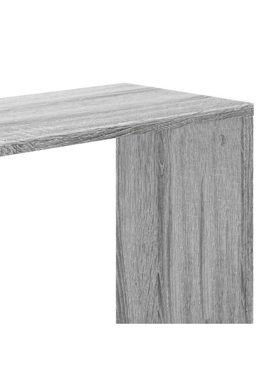 Knihovna 5patrová šedá sonoma 45x23,5x162,5 cm kompozitní dřevo