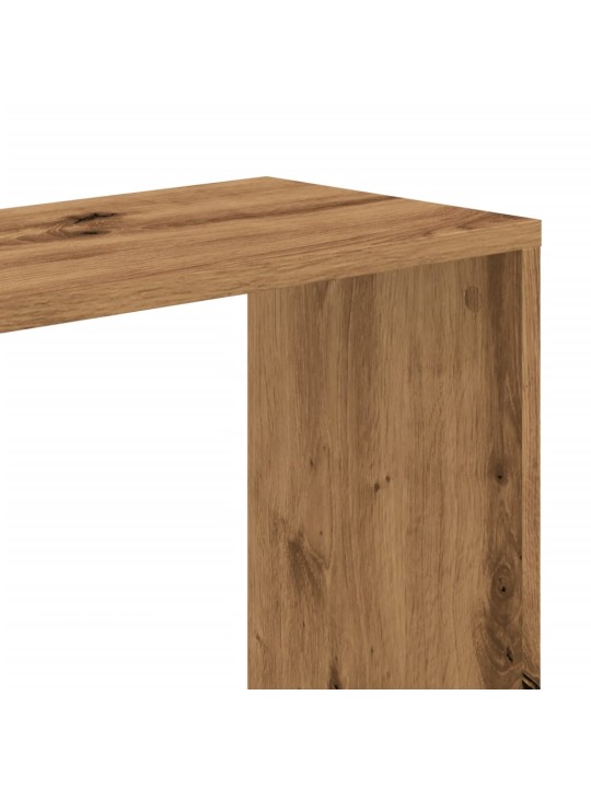 Knihovna 5patrová dub artisan 45x23,5x162,5 cm kompozitní dřevo