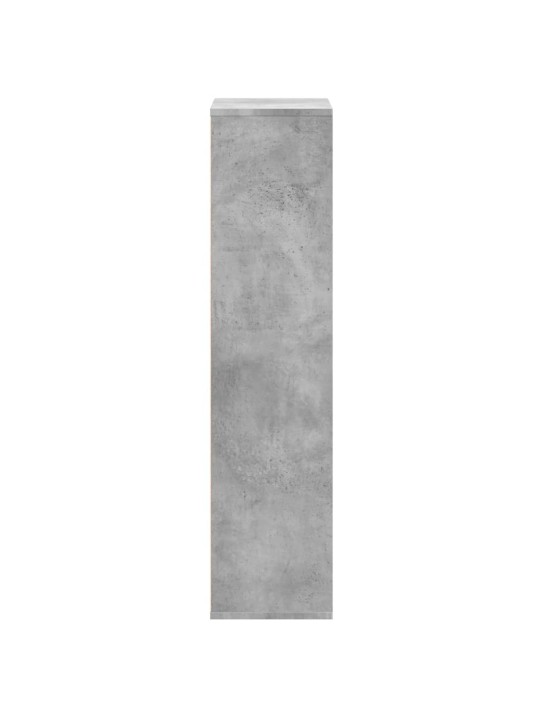 Knihovna betonově šedá 50 x 25 x 105 cm kompozitní dřevo