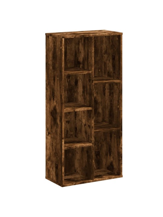 Knihovna kouřový dub 50 x 25 x 105 cm kompozitní dřevo