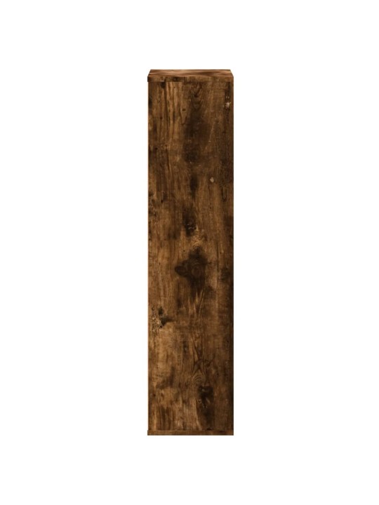 Knihovna kouřový dub 50 x 25 x 105 cm kompozitní dřevo