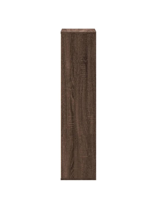 Knihovna hnědý dub 50 x 25 x 105 cm kompozitní dřevo