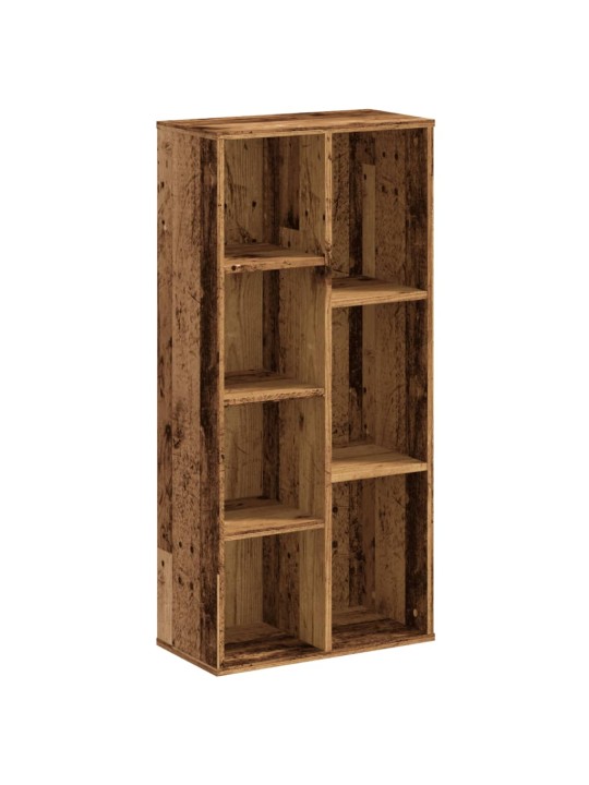 Knihovna old wood 50 x 25 x 105 cm kompozitní dřevo
