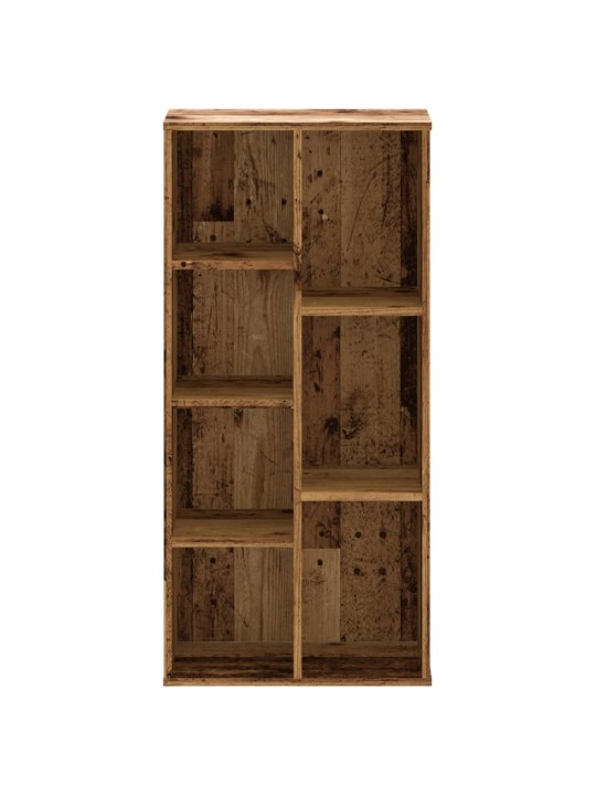 Knihovna old wood 50 x 25 x 105 cm kompozitní dřevo
