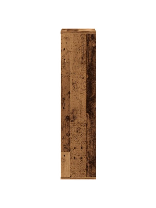 Knihovna old wood 50 x 25 x 105 cm kompozitní dřevo