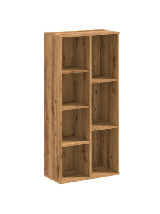 Knihovna dub artisan 50 x 25 x 105 cm kompozitní dřevo