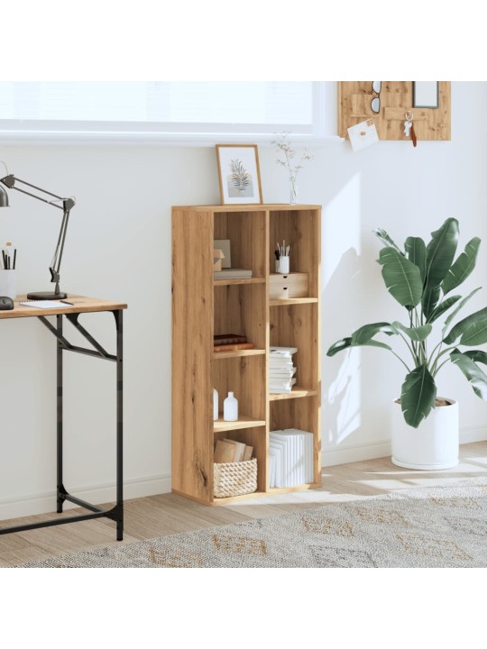 Knihovna dub artisan 50 x 25 x 105 cm kompozitní dřevo
