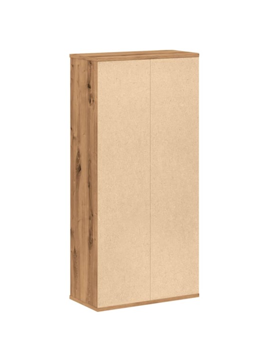 Knihovna dub artisan 50 x 25 x 105 cm kompozitní dřevo