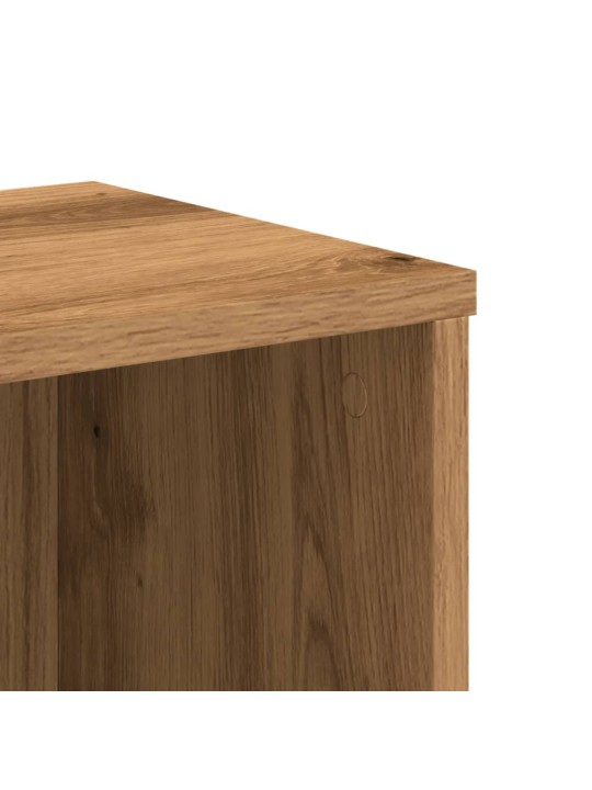 Knihovna dub artisan 50 x 25 x 105 cm kompozitní dřevo