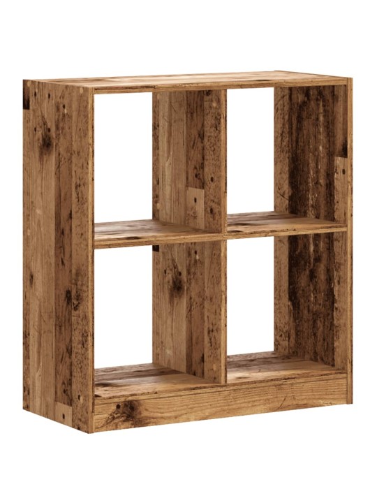 Knihovna old wood 68,5 x 32 x 75 cm kompozitní dřevo