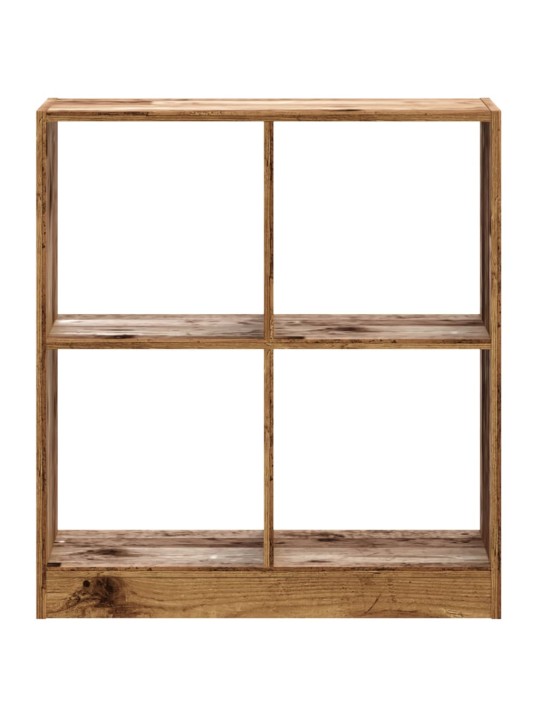 Knihovna old wood 68,5 x 32 x 75 cm kompozitní dřevo