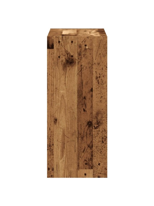Knihovna old wood 68,5 x 32 x 75 cm kompozitní dřevo