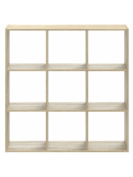 Knihovna dub sonoma 102 x 32 x 102 cm kompozitní dřevo