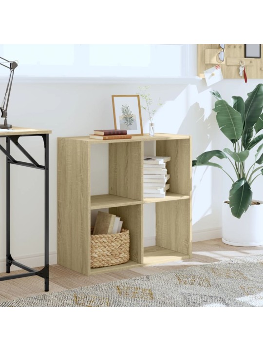 Knihovna dub sonoma 68,5 x 32 x 68,5 cm kompozitní dřevo