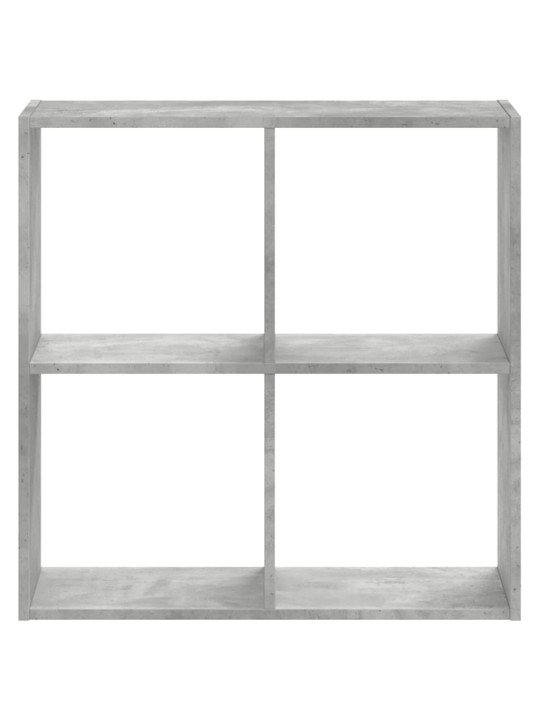 Knihovna betonově šedá 68,5 x 32 x 68,5 cm kompozitní dřevo